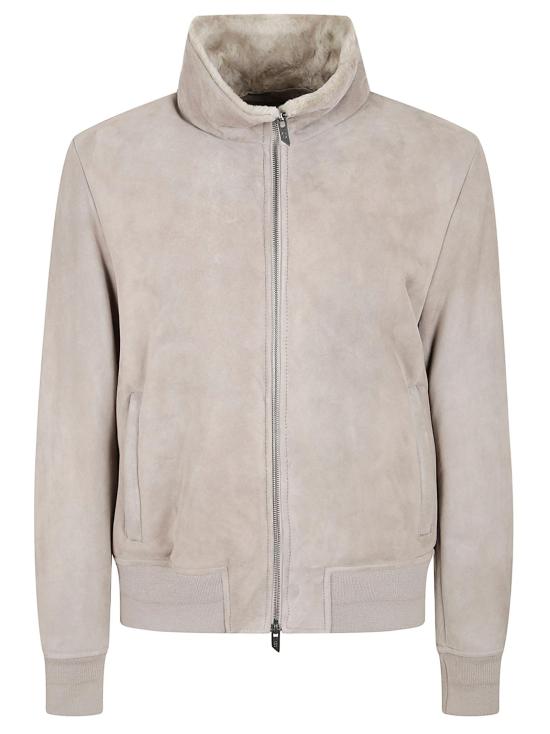 25FW 살바토레 산토로 가죽 자켓 49525 U STONE NUDE NEUTRALS