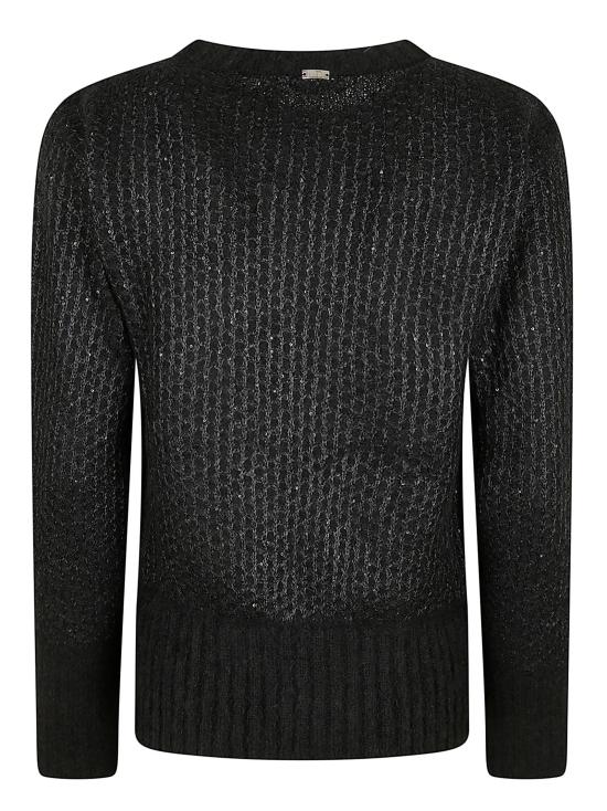 25FW 에르노 스웨터 MG00024DR 70274 9300 NERO BLACK - HERNO