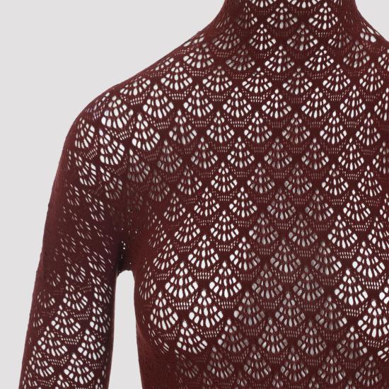 25FW 월포드 미디 원피스 53409 3240 MIDNIGHT RED - WOLFORD