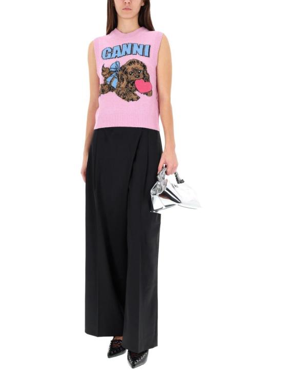 25FW 가니 스트레이트 팬츠 W0799 099 NERO - GANNI