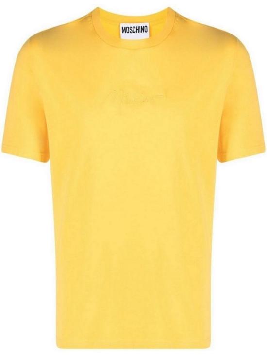  모스키노 반팔 티셔츠 A0730 02391029 Gold