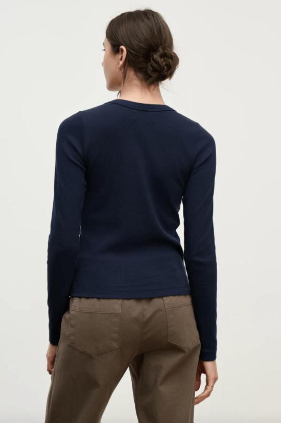  벨벳 바이 그레이엄 앤 스펜서 긴팔 티셔츠 벨벳 바이 그레이엄 & 스펜서 로타 롱/S 탑 블랙 - VELVET BY GRAHAM & SPENCER