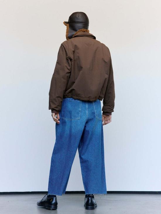  카미엘 포트젠스 자켓 카미엘 포르트겐스 브라운 나일론 퍼프 심플 재킷 - CAMIEL FORTGENS