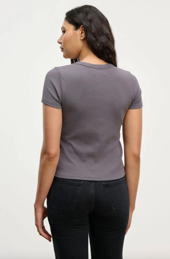  벨벳 바이 그레이엄 앤 스펜서 반팔 티셔츠 벨벳 바이 그레이엄 & 스펜서 에디 크루넥 티셔츠 - VELVET BY GRAHAM & SPENCER