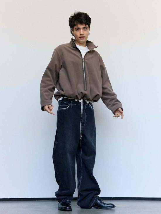  카미엘 포트젠스 자켓 Camiel Fortgens 토프 울 플리스 아노락 - CAMIEL FORTGENS