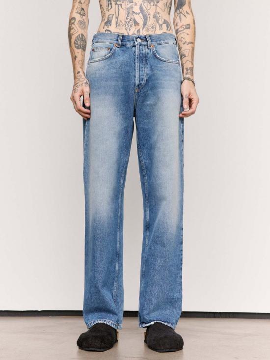  마리아노 데님 팬츠 Magliano 스카이 아이스 코튼 플랫톤 데님 진