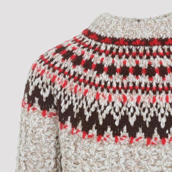 25FW 몽클레어 스웨터 K20979C00003 M7948 F02 LIGHT BEIGE - MONCLER