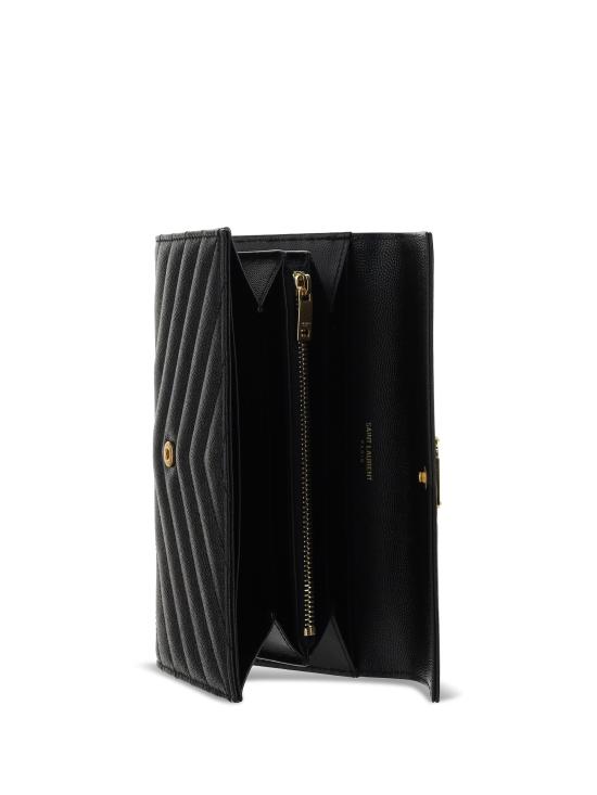 26SS 생로랑 지갑 372264BOW01 1000 BLACK - SAINT LAURENT