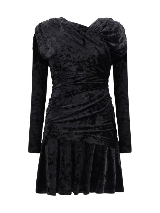 25FW 가니 원피스 T4347 099 BLACK