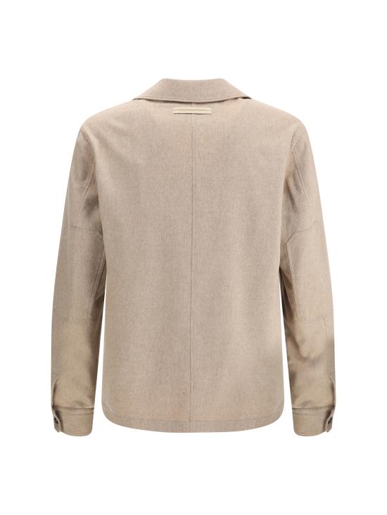 25FW 에르메네질도제냐 긴팔 셔츠 UGV46A2SOT6B 014 BEIGE - ERMENEGILDO ZEGNA