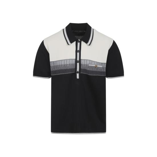 25FW 아미리 폴로 티셔츠 AMKNPO1075 Black