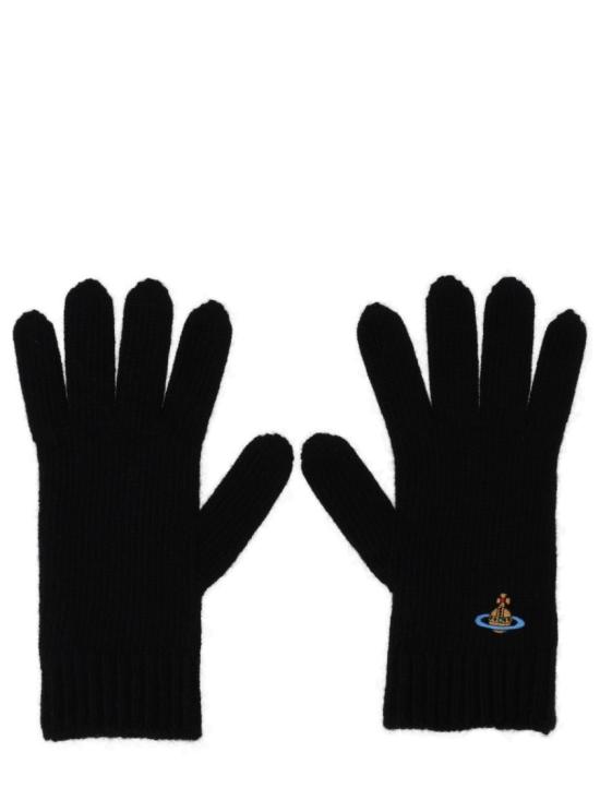 25FW 비비안웨스트우드 장갑 8202002Q K0069N401 Black