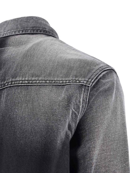 25FW MM6 메종마르지엘라 데님 셔츠 SH2DT0024 M30011969 Black - MM6 MAISON MARGIELA