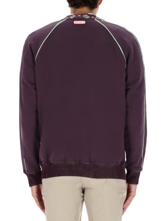25FW 카사블랑카 탑 M AW25 JTP 436 01AUBERGINE Black - CASABLANCA