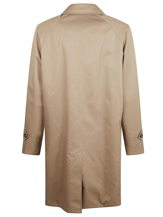 25FW 버버리 롱 헤링본 울 듀얼 카 코트 8117693 A3324 Neutrals - BURBERRY