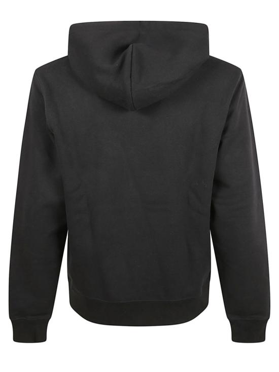 25FW 버버리 EKD 체크 코튼 후드 티셔츠 8116060 A1189 Black - BURBERRY