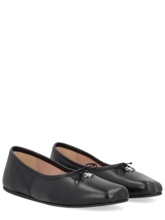 25FW 비비안웨스트우드 보우 디테일 발레리나 7201000HW L00AGN402 Black - VIVIENNE WESTWOOD
