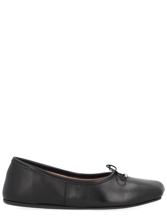 25FW 비비안웨스트우드 보우 디테일 발레리나 7201000HW L00AGN402 Black
