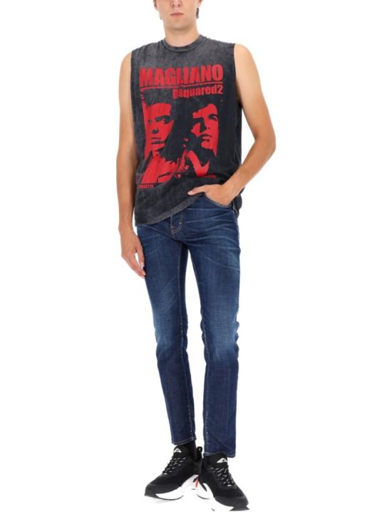 25FW 디스퀘어드2 반팔 티셔츠 S71GD1592 S21600814 Black - DSQUARED2