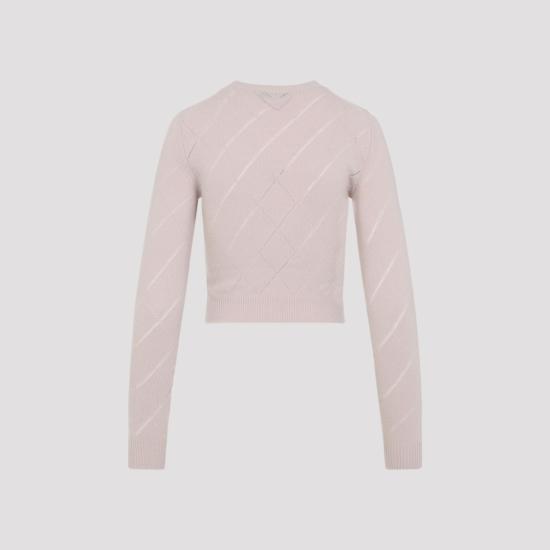 25FW 프라다 스웨터 P24S2SSOOO 171R White - PRADA