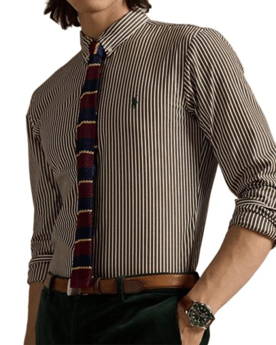 25FW 폴로 랄프로렌 긴팔 셔츠 710929344 Brown - POLO RALPH LAUREN