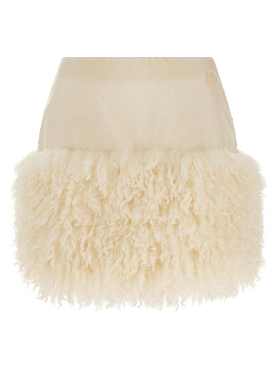 25FW 몽클레어 롱 스커트 K20932D00041539ZD04A White