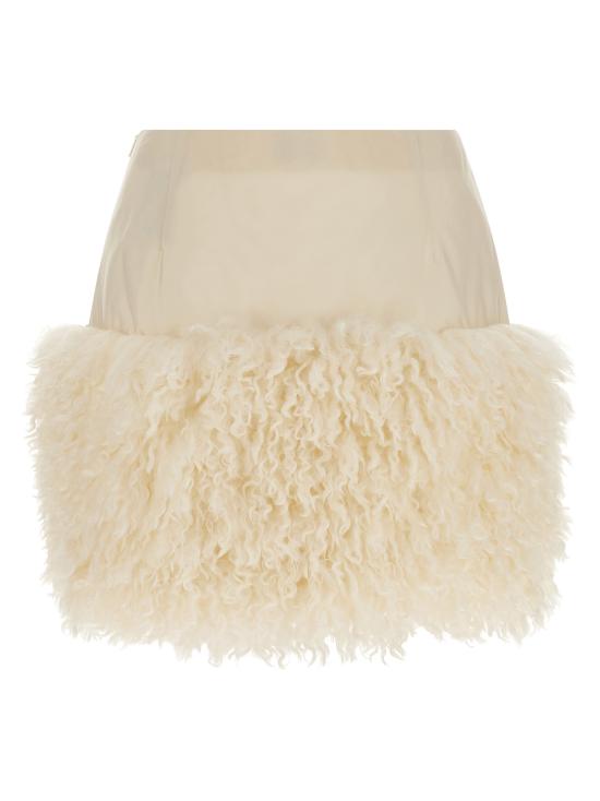 25FW 몽클레어 롱 스커트 K20932D00041539ZD04A White - MONCLER