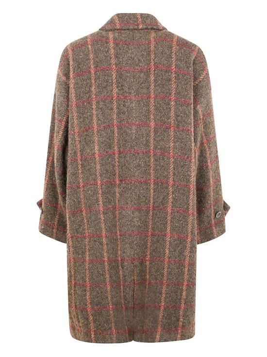 25FW 우마 왕 코트 UM8506 UW472 GREEN REED TAN - UMA WANG