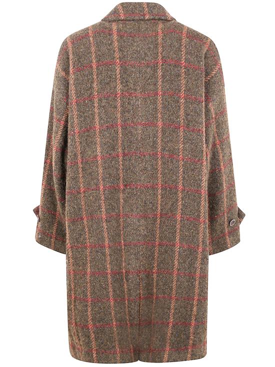 25FW 우마 왕 코트 UM8506 UW472 GREEN REED TAN - UMA WANG