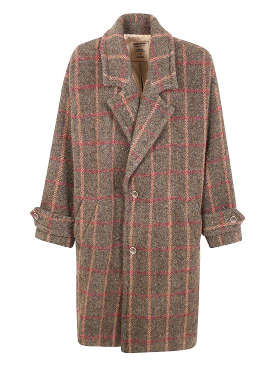 25FW 우마 왕 코트 UM8506 UW472 GREEN REED TAN - UMA WANG