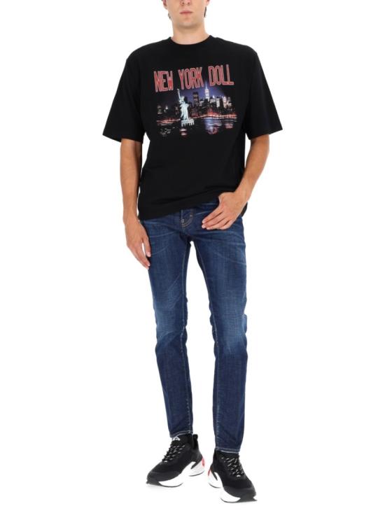 25FW 디스퀘어드2 반팔 티셔츠 S71GD1598 D20020900 Black - DSQUARED2