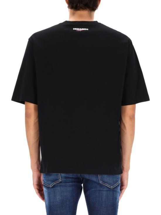 25FW 디스퀘어드2 반팔 티셔츠 S71GD1598 D20020900 Black - DSQUARED2