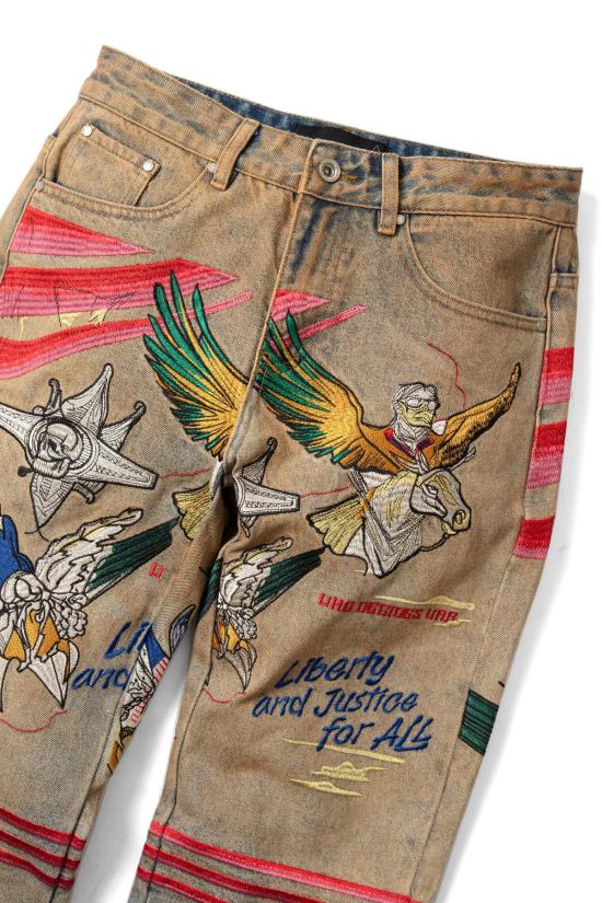  후 디싸이즈 워 데님 팬츠 전쟁을 결정하는 사람은 누구인가 리버티 청바지 - WHO DECIDES WAR