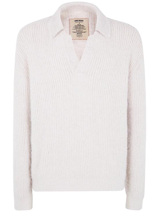 25FW 우마 왕 스웨터 UK7584 UW101 OFF WHITE