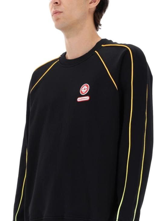 25FW 카사블랑카 탑 M AW25 JTP 437 01BLACK - CASABLANCA