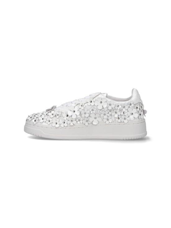 25FW 오트리 메달리스트 로우 레더 스니커즈 AULWPW02 White - AUTRY