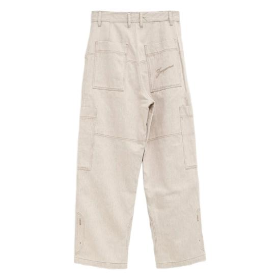 25FW 자크뮈스 데님 팬츠 PAM00541 AD00044 130 NEUTRALS - JACQUEMUS