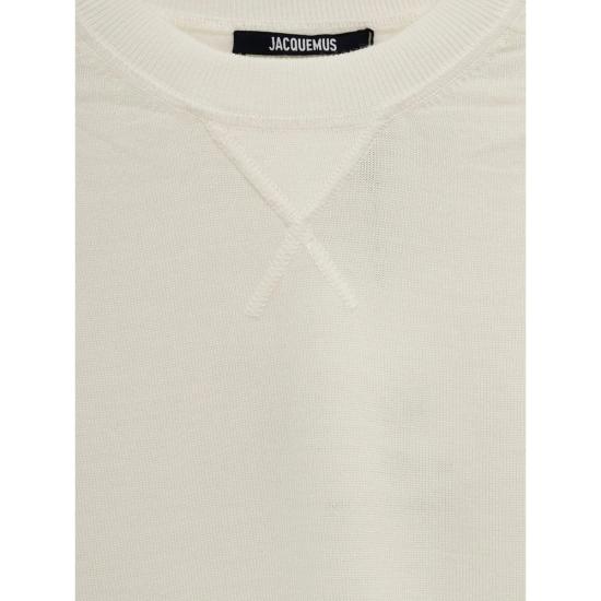 25FW 자크뮈스 스웨터 SWM00614 AK00299 110 WHITE - JACQUEMUS