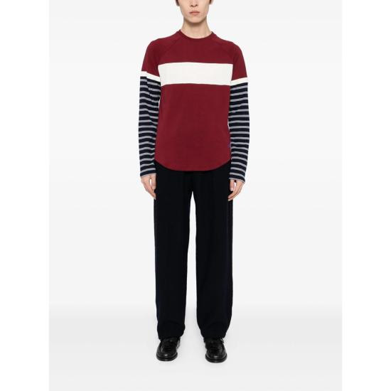 25FW 웨일즈보너 스웨터 MA25JE21 JE01 BURIV RED - WALES BONNER