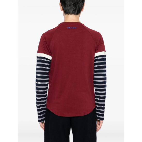 25FW 웨일즈보너 스웨터 MA25JE21 JE01 BURIV RED - WALES BONNER