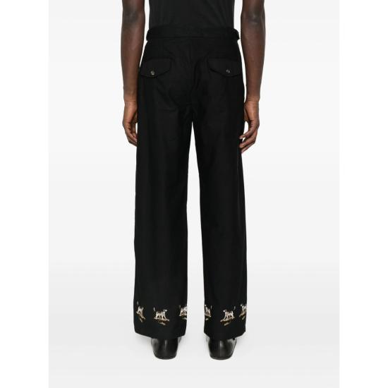 25FW 보디 스트레이트 팬츠 MRF25BT044 BLACK - BODE