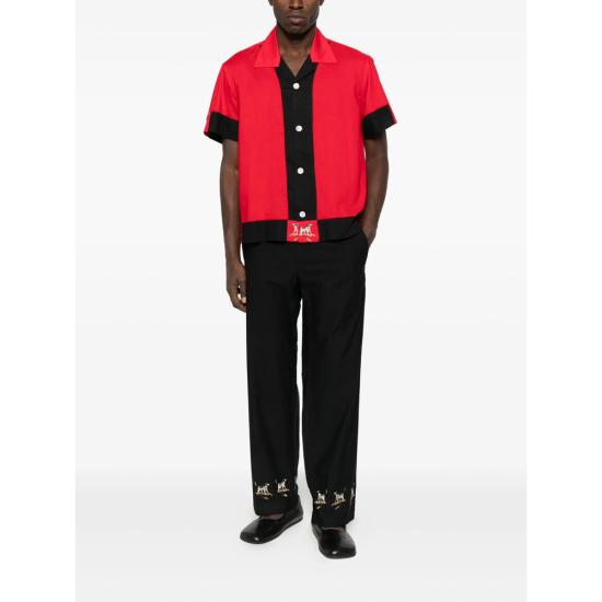 25FW 보디 스트레이트 팬츠 MRF25BT044 BLACK - BODE