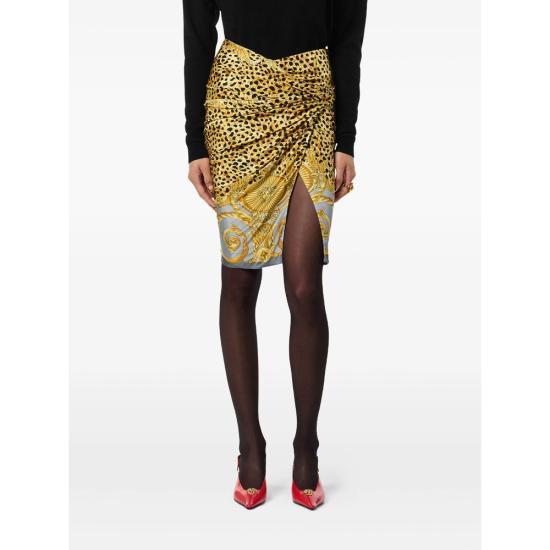 25FW 베르사체 스커트 1A16251 1022123 5E700 YELLOW - VERSACE