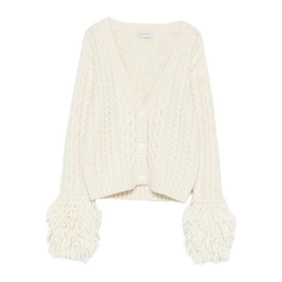 25FW 몽클레어 가디건 M8190 9B000 52 034 WHITE