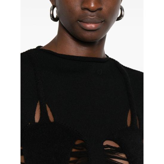 25FW 릭 오웬스 민소매 티셔츠 RO02E4664 KWVHWP 09 BLACK - RICK OWENS