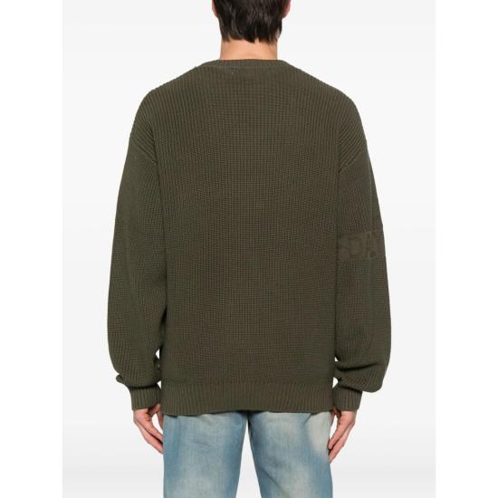 25FW 데일리 페이퍼 스웨터 2522025 BAND ROSGR GREEN - DAILY PAPER