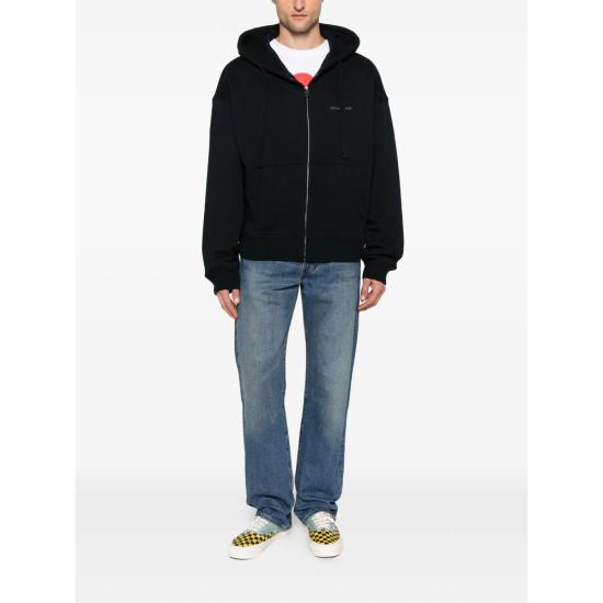 25FW 데일리 페이퍼 후드 티셔츠 2521072 BOXY BLACK - DAILY PAPER