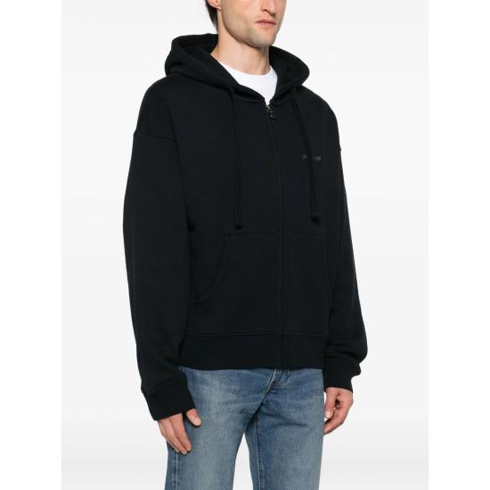 25FW 데일리 페이퍼 후드 티셔츠 2521072 BOXY BLACK - DAILY PAPER