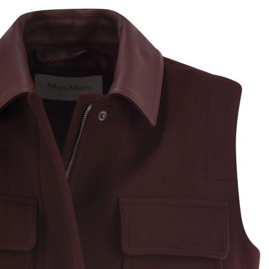 25FW 막스마라 Aeroso 베스트 2521276043600 BORDEAUX - MAX MARA