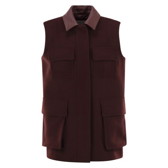 25FW 막스마라 Aeroso 베스트 2521276043600 BORDEAUX